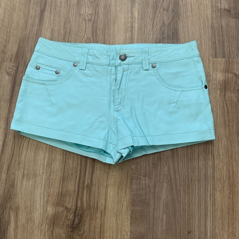 Free people, vegan leather shorts size 0